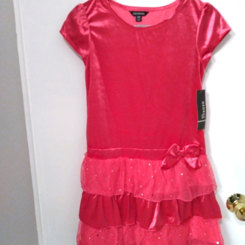 George pink party dress